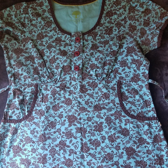 Scrub tops Medium womens blue bundle - Picture 6 of 8